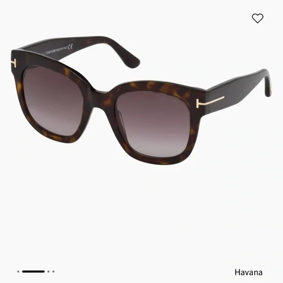 Tom Ford Havana Black Sunglasses - Picture 2 of 13